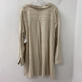ADDITION ELLE WOMEN'S PLUS TOP beige gold 2X