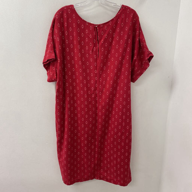 OLD NAVY WOMEN'S PLUS DRESS red white XXL