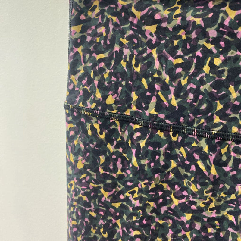 LULULEMON WOMEN'S ACTIVE BOTTOM multi black purple green 8
