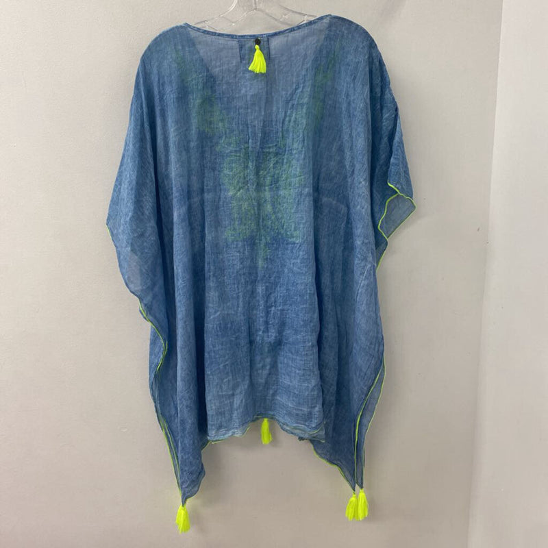 J+L WOMEN'S ACTIVE SWIM blue lime S