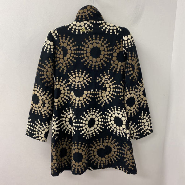 DESIGUAL WOMEN'S COAT black beige S/40
