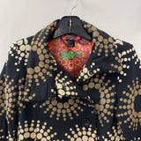 DESIGUAL WOMEN'S COAT black beige S/40