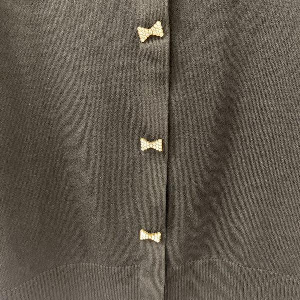 CABLE & GAUGE WOMEN'S CARDIGAN black S