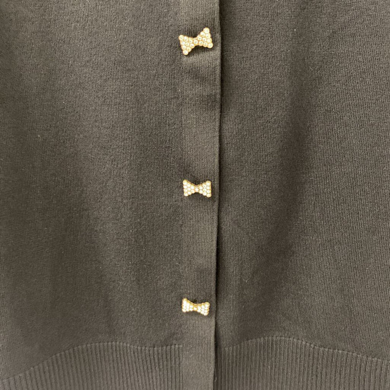 CABLE & GAUGE WOMEN'S CARDIGAN black S