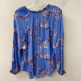 LOVESTITCH WOMEN'S BLOUSE/SHIRT blue multi floral S