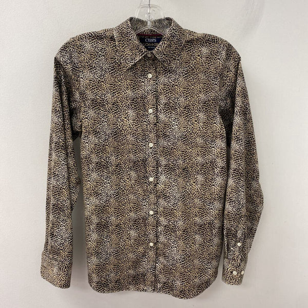 CHAPS WOMEN'S BLOUSE/SHIRT animal print S