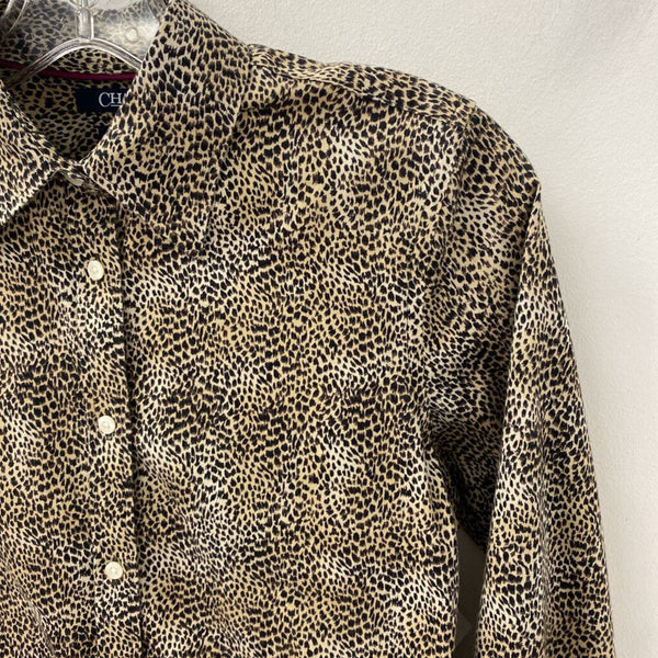CHAPS WOMEN'S BLOUSE/SHIRT animal print S