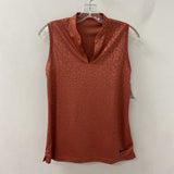 NIKE WOMEN'S ACTIVE TOP burnt orange S