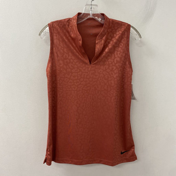 NIKE WOMEN'S ACTIVE TOP burnt orange S