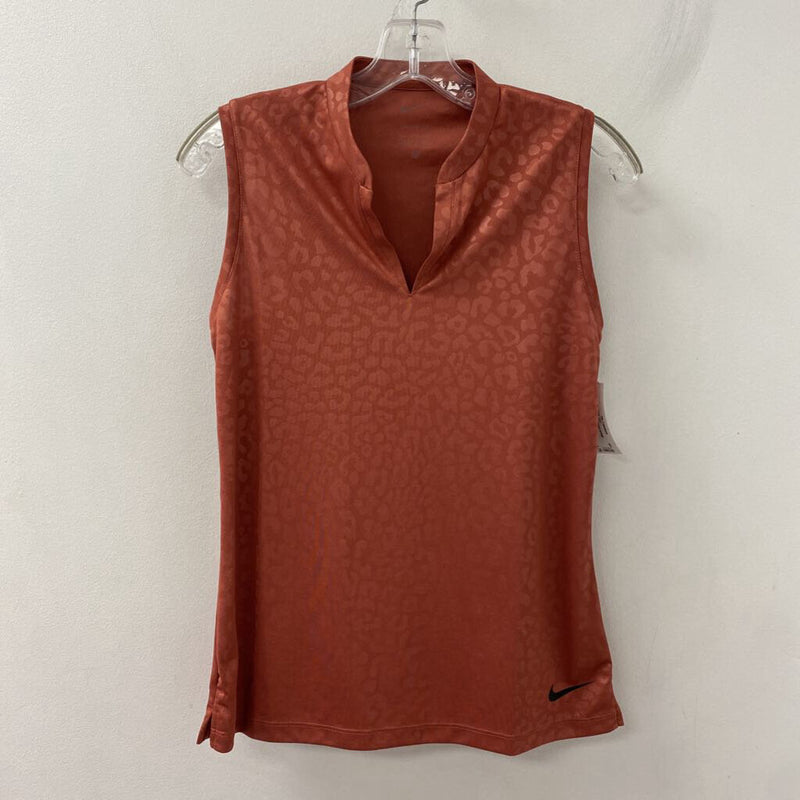 NIKE WOMEN'S ACTIVE TOP burnt orange S