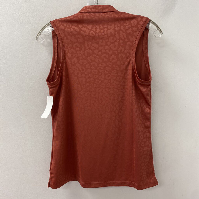 NIKE WOMEN'S ACTIVE TOP burnt orange S