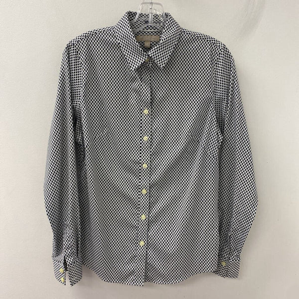 Banana Republic WOMEN'S BLOUSE/SHIRT white black 6