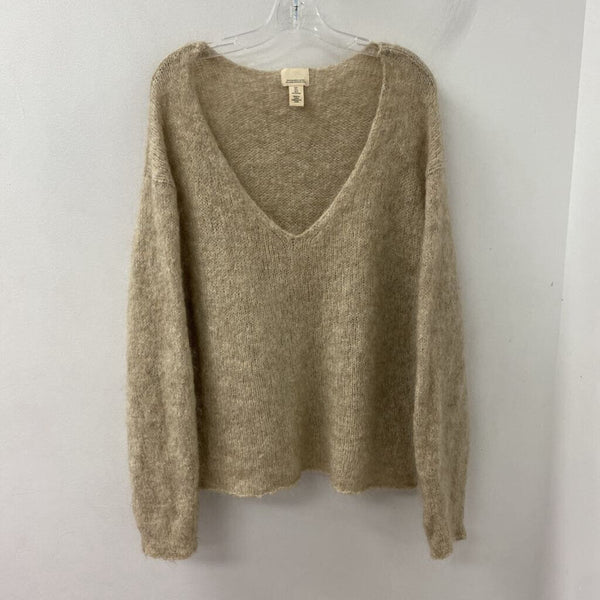 H&M WOMEN'S SWEATER taupe L
