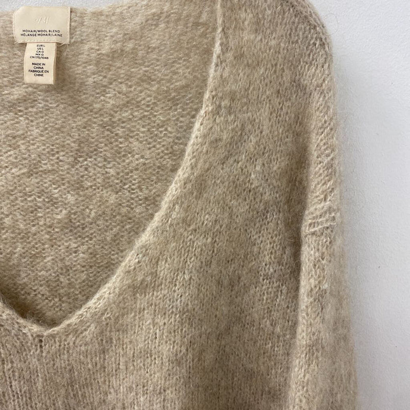 H&M WOMEN'S SWEATER taupe L