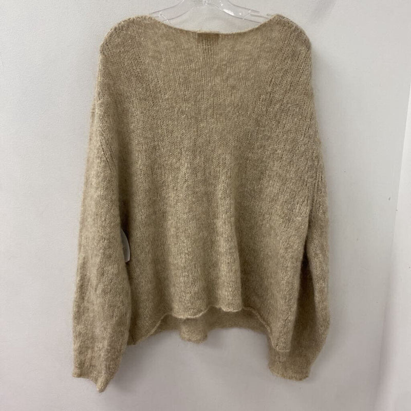 H&M WOMEN'S SWEATER taupe L