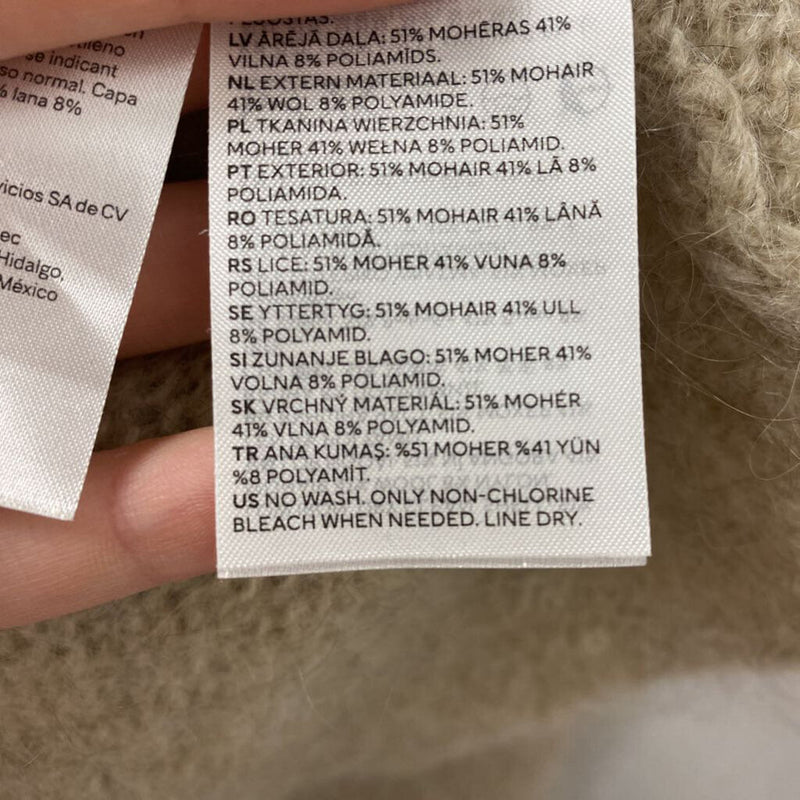 H&M WOMEN'S SWEATER taupe L