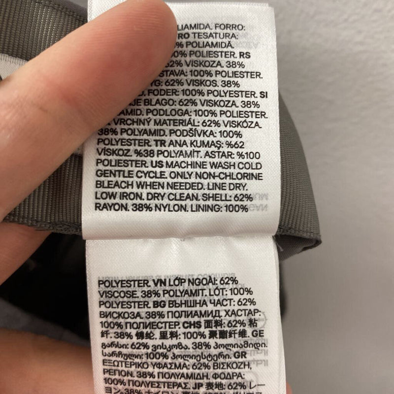 H&M WOMEN'S SKIRT grey 10