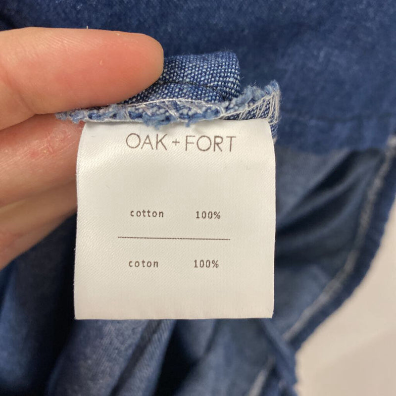 OAK + FORT WOMEN'S DRESS denim M