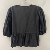 ganni WOMEN'S BLOUSE/SHIRT black S/36