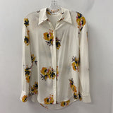 ALC WOMEN'S BLOUSE/SHIRT cream yellow black 0