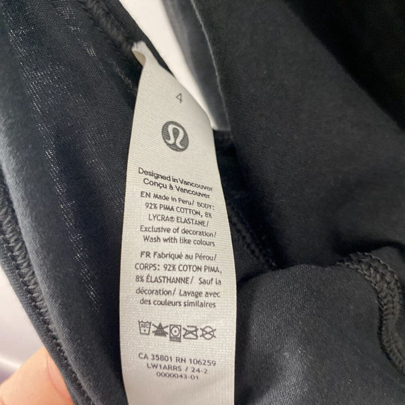 LULULEMON WOMEN'S ACTIVE TOP black 4
