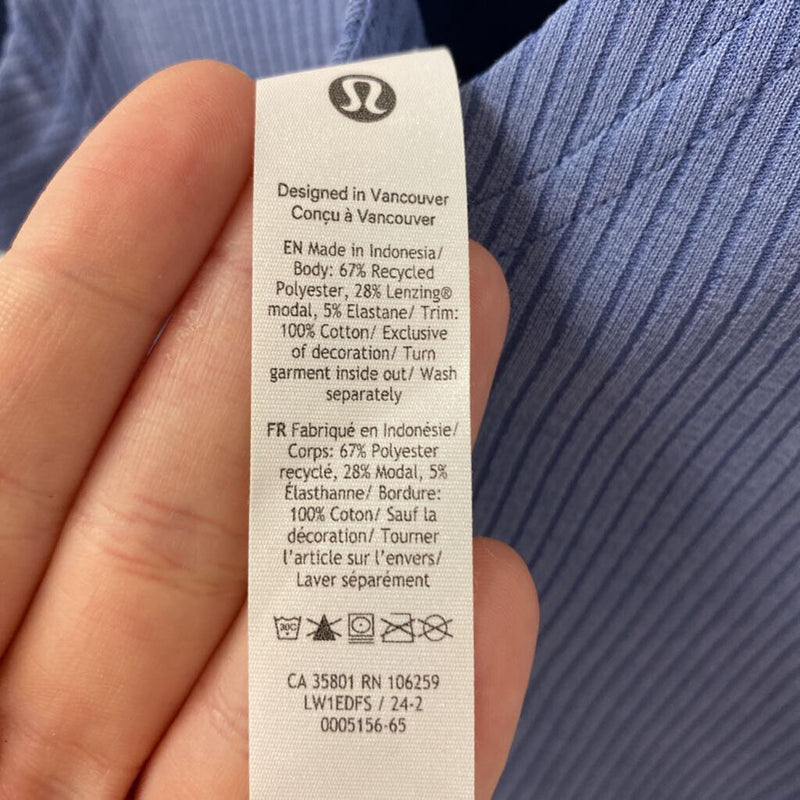 LULULEMON WOMEN'S ACTIVE TOP blue 4