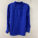 TALBOTS WOMEN'S BLOUSE/SHIRT blue M