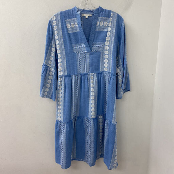 LEMONWOOD WOMEN'S DRESS blue white L