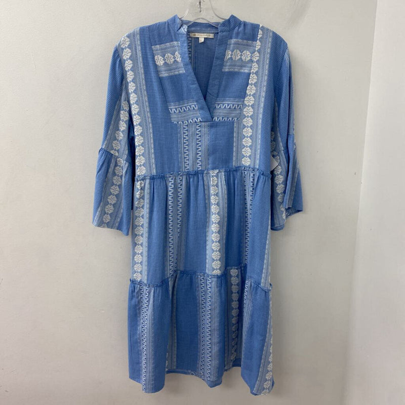 LEMONWOOD WOMEN'S DRESS blue white L