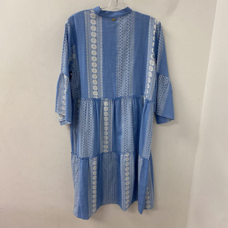 LEMONWOOD WOMEN'S DRESS blue white L