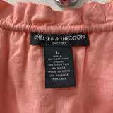 CHELSEA&THEODORE WOMEN'S DRESS pink orange L