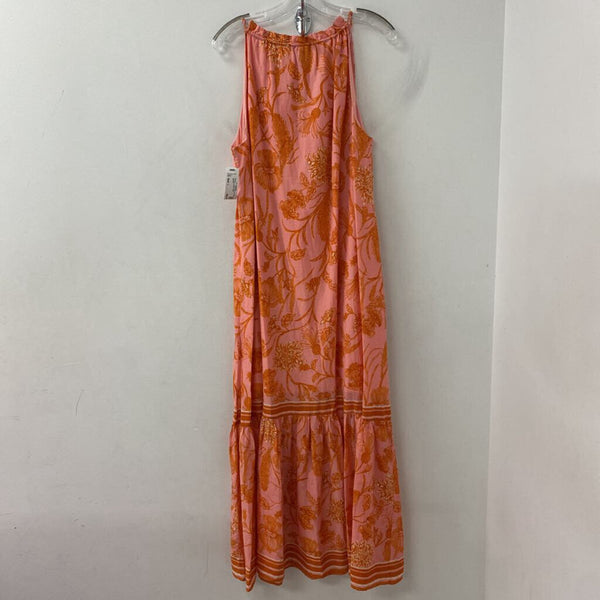 CHELSEA&THEODORE WOMEN'S DRESS pink orange L