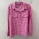 ZARA WOMEN'S PLUS TOP pink XXL