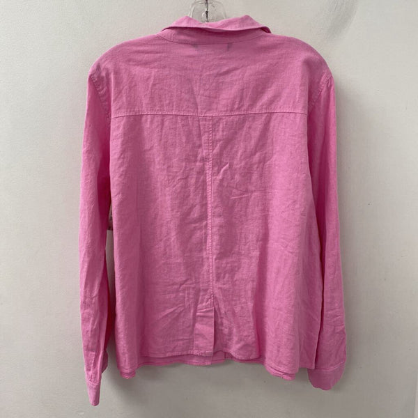 ZARA WOMEN'S PLUS TOP pink XXL