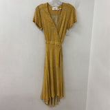 BA&SH WOMEN'S DRESS yellow black white L