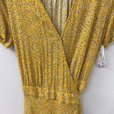 BA&SH WOMEN'S DRESS yellow black white L