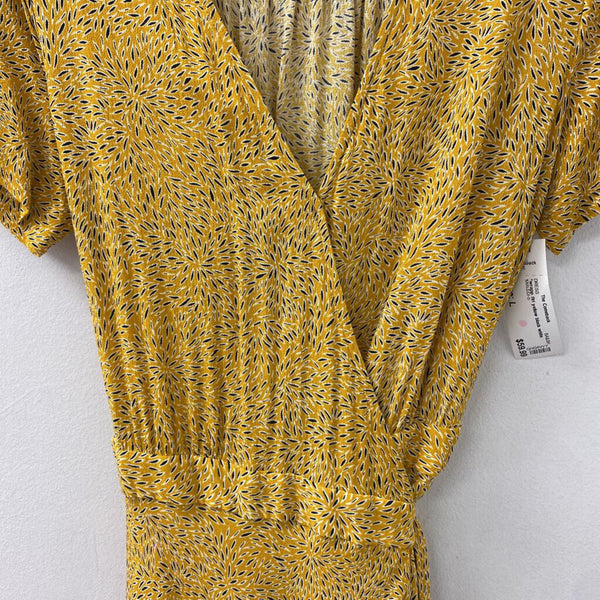 BA&SH WOMEN'S DRESS yellow black white L