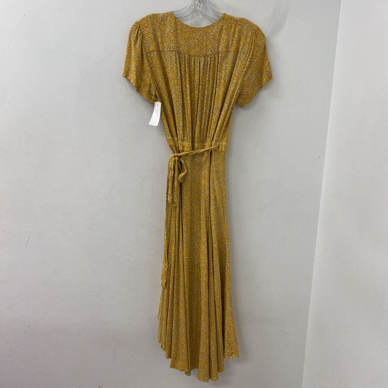 BA&SH WOMEN'S DRESS yellow black white L