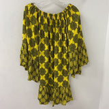 WOMEN'S DRESS yellow olive O/S
