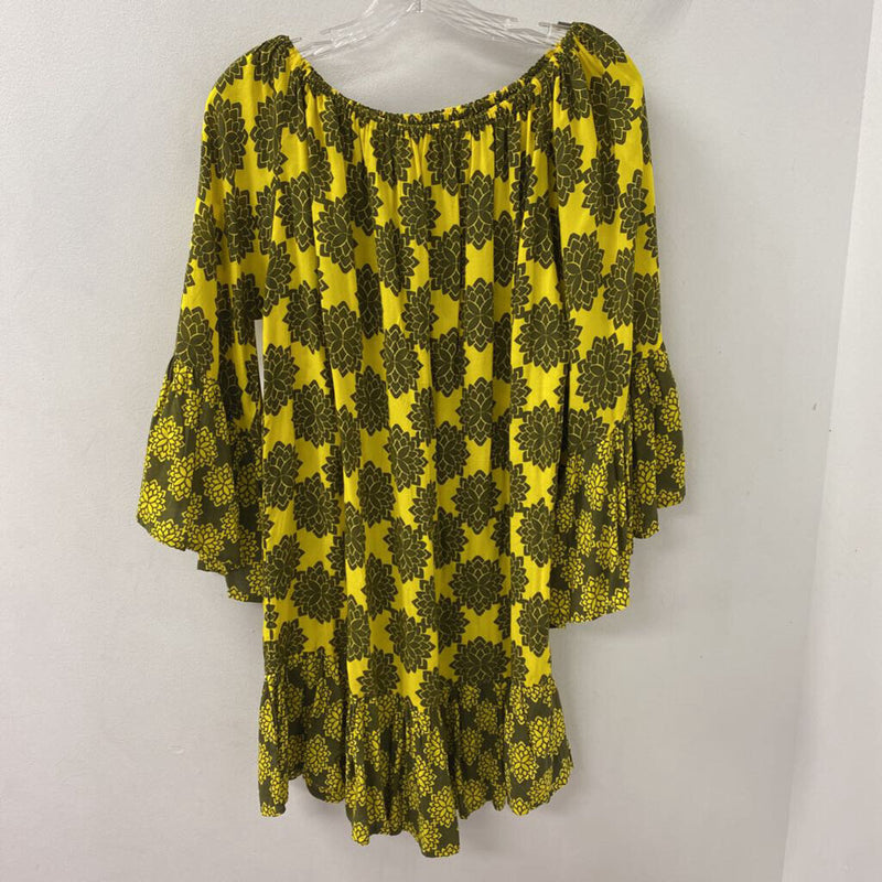 WOMEN'S DRESS yellow olive O/S