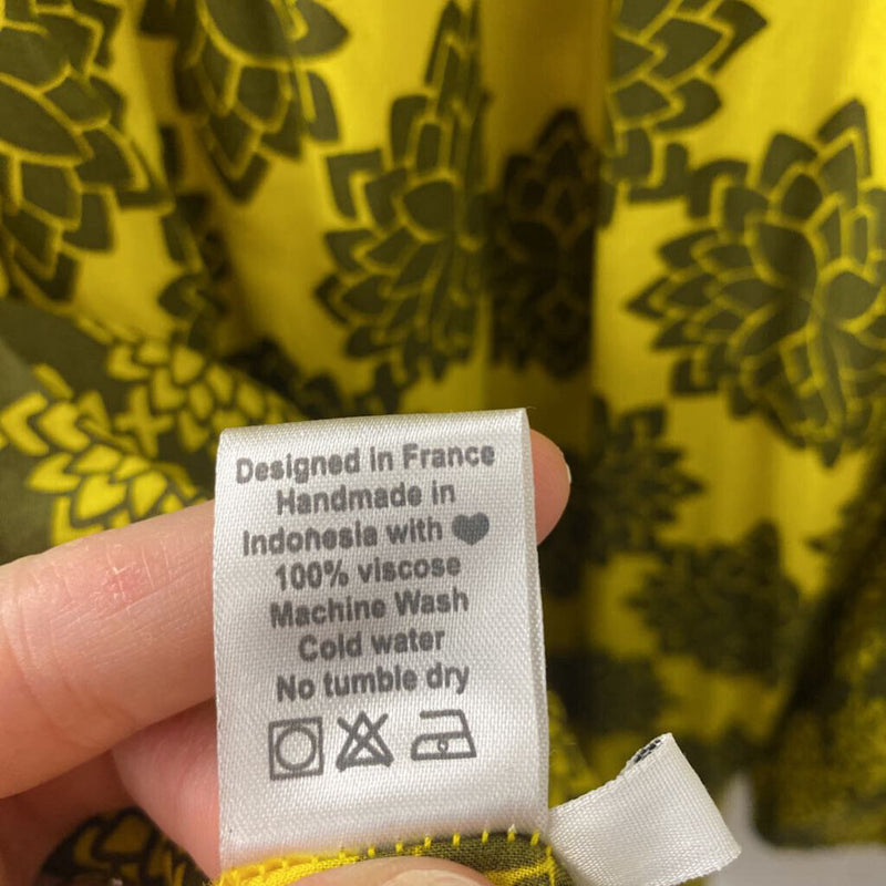 WOMEN'S DRESS yellow olive O/S