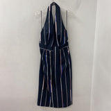 ISLA WOMEN'S DRESS navy pink blue white XL