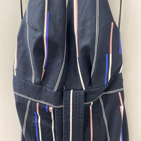 ISLA WOMEN'S DRESS navy pink blue white XL