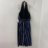 ISLA WOMEN'S DRESS navy pink blue white XL