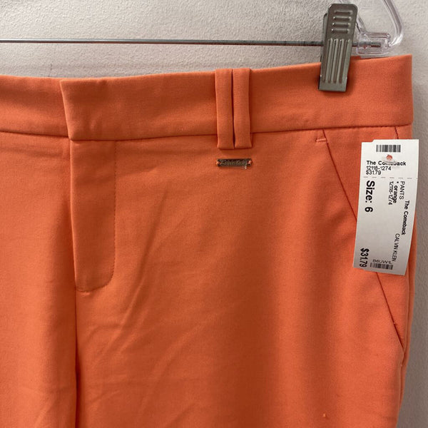 CALVIN KLEIN WOMEN'S PANTS orange 6