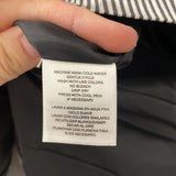 JNY jones new york WOMEN'S BLAZER/JACKET white grey stripe 8P