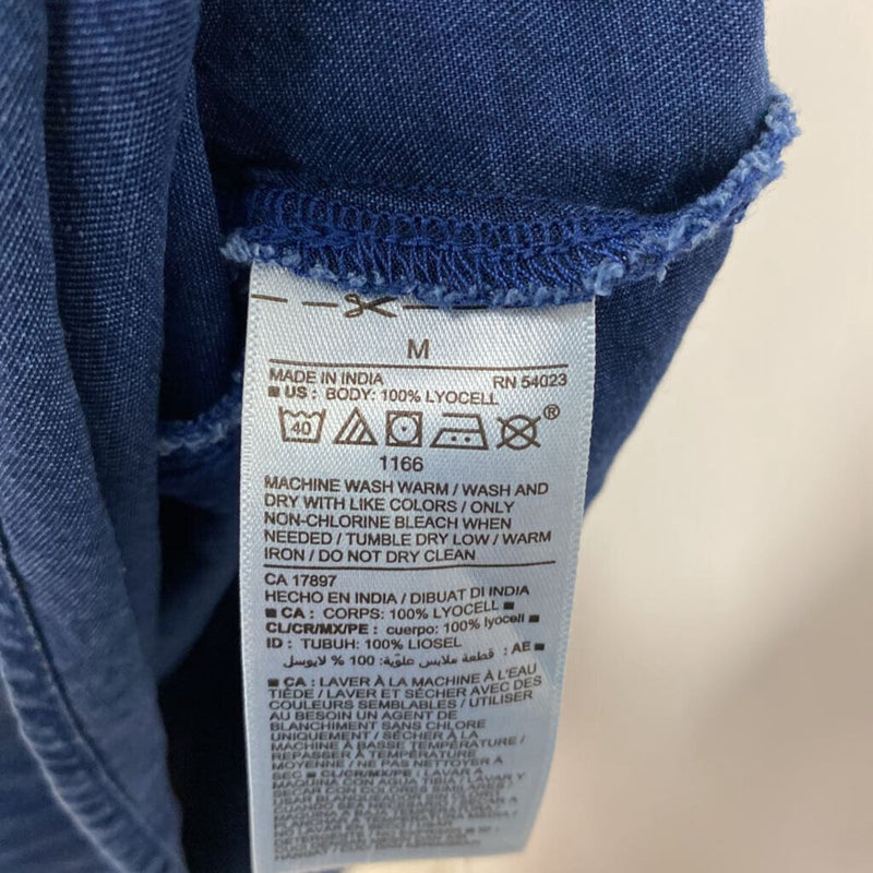 OLD NAVY WOMEN'S DRESS denim-blue M