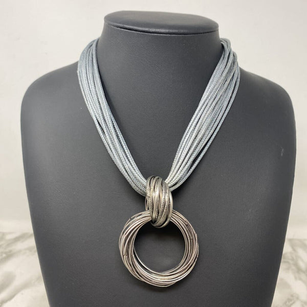 WOMEN'S NECKLACE grey silver