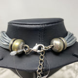 WOMEN'S NECKLACE grey silver