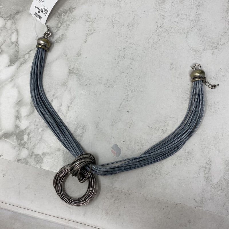 WOMEN'S NECKLACE grey silver